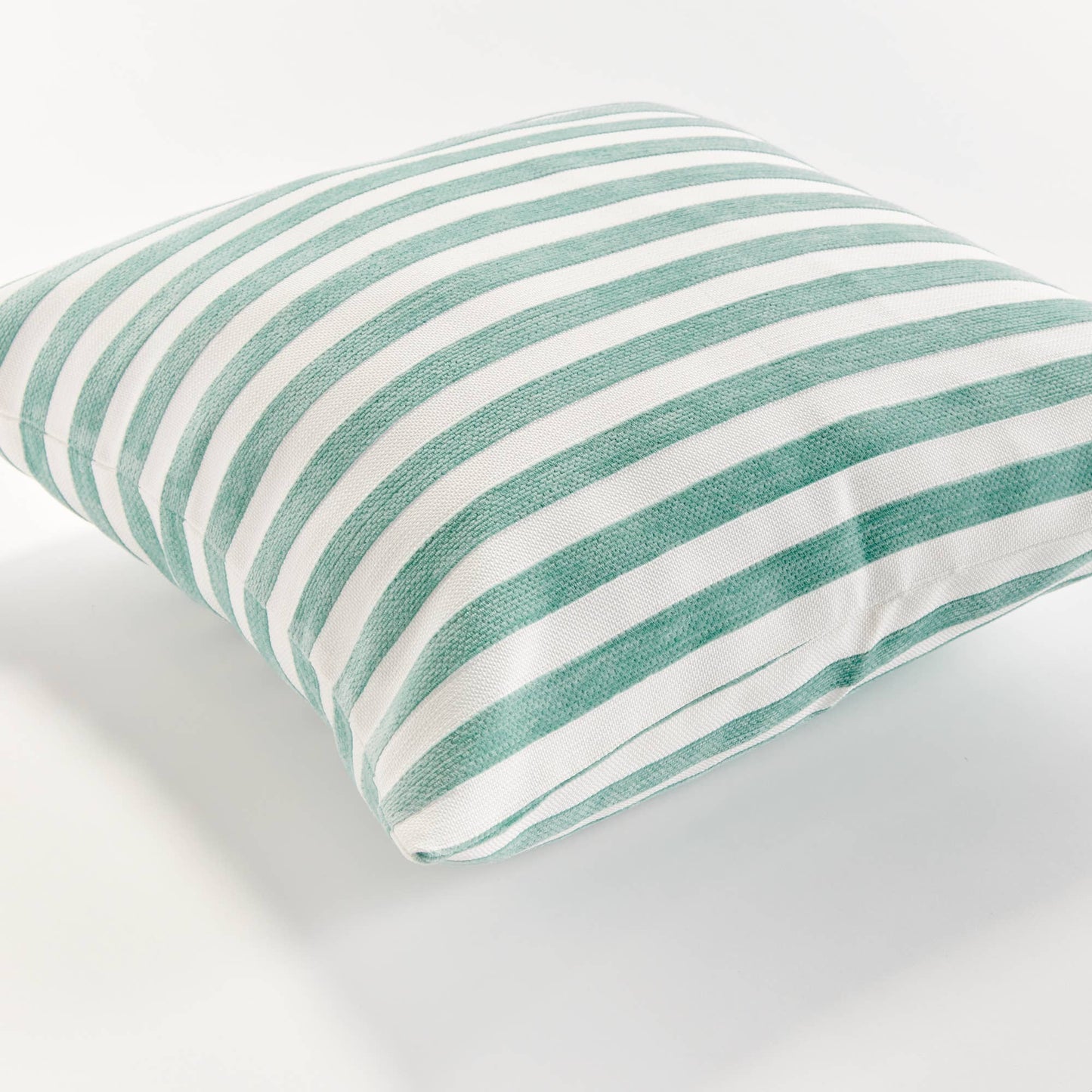 Grant Square Indoor-Outdoor Pillow 20", Teal Blue