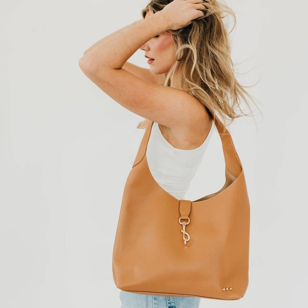 Haddie Hobo Vegan Leather Tote (PRE🤍ORDER)