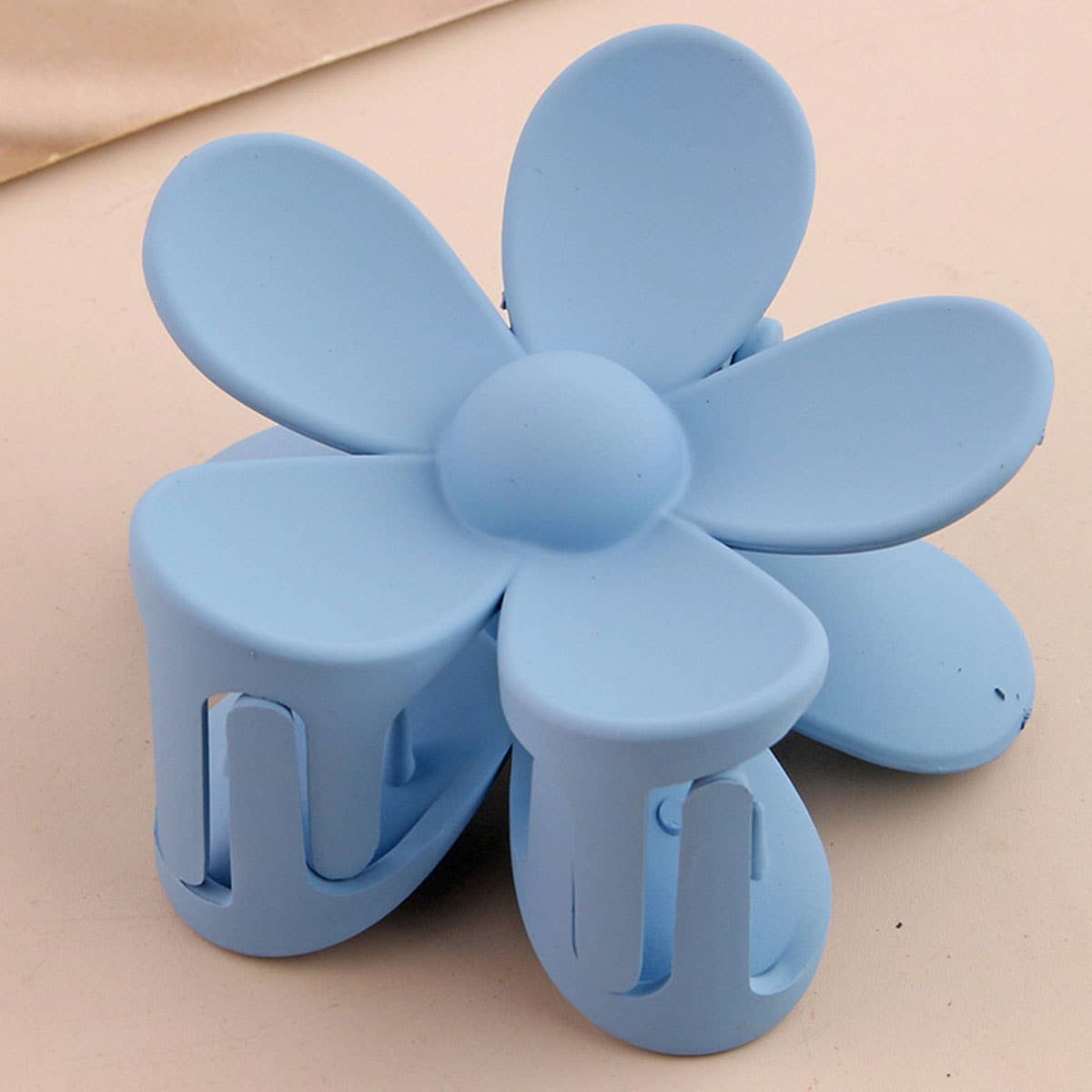 Matte Floral Hair Claw Clip