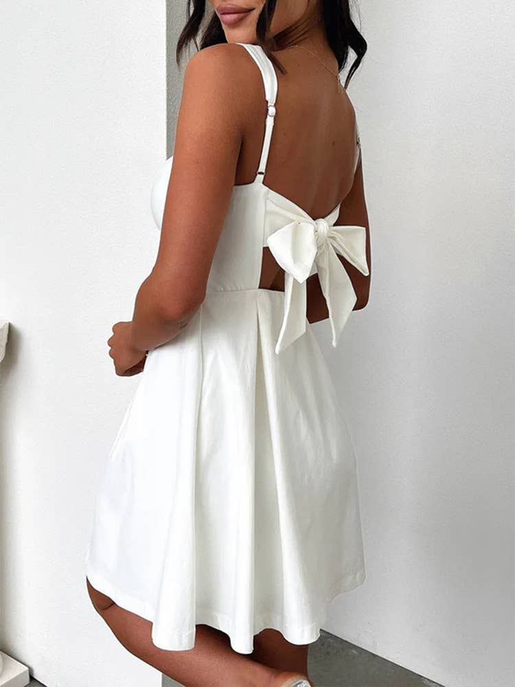 Elegant Plain Slip Dress