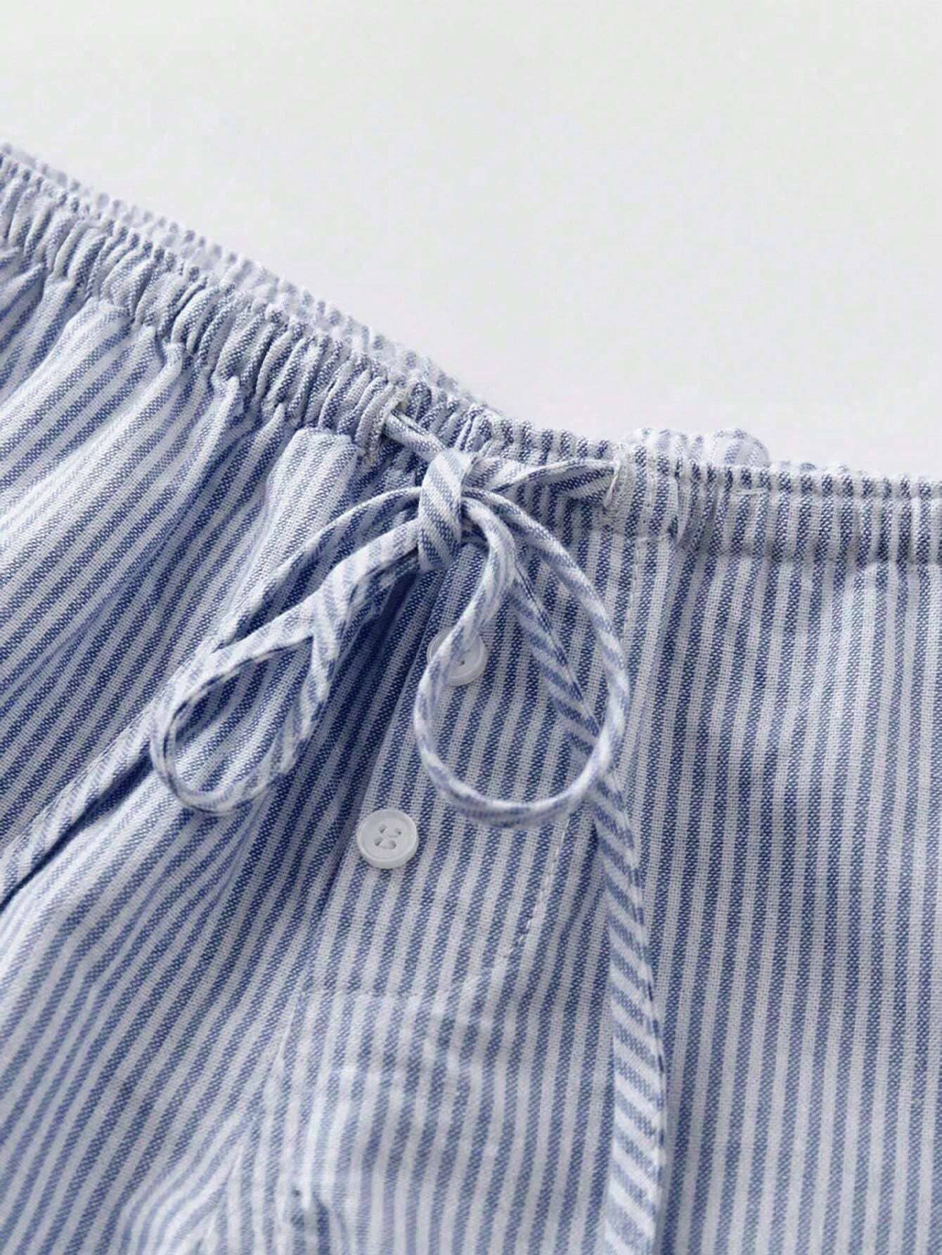 Casual Striped Boxer Shorts