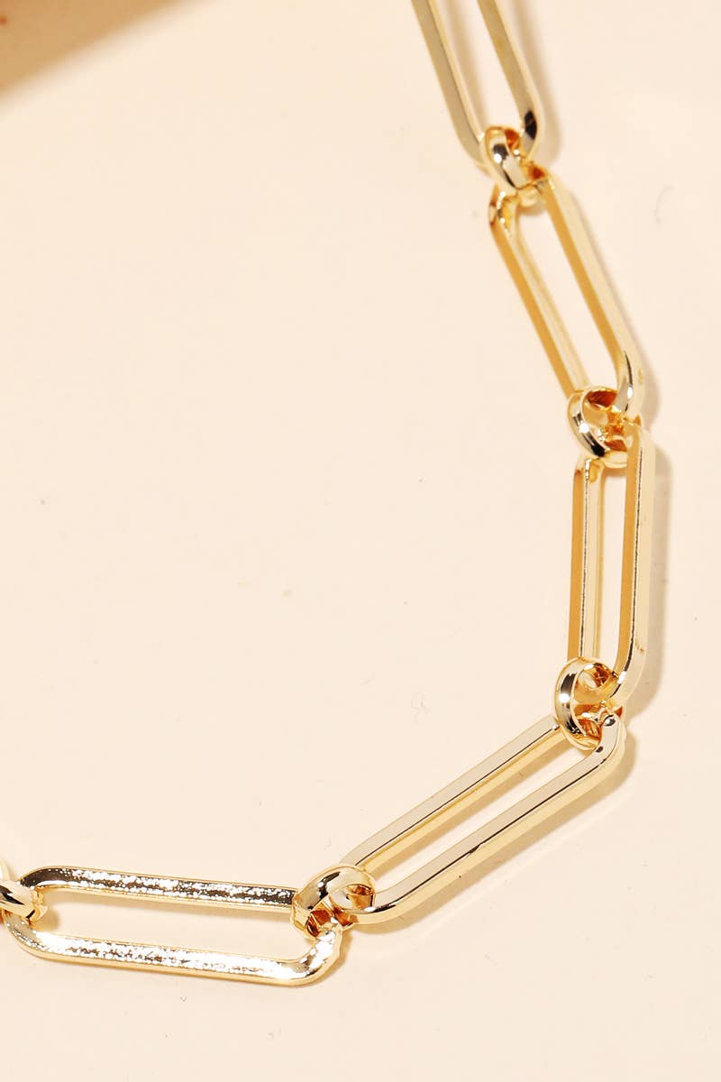 Oval Chain Link Necklace