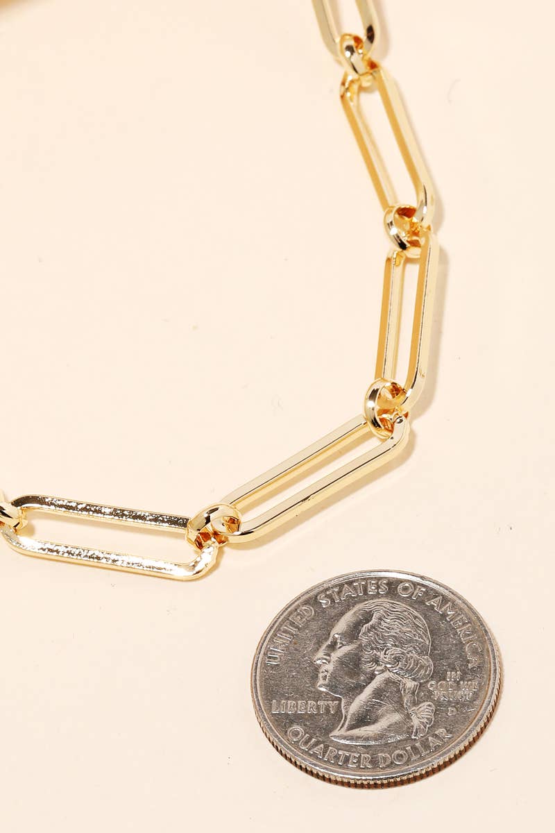 Oval Chain Link Necklace