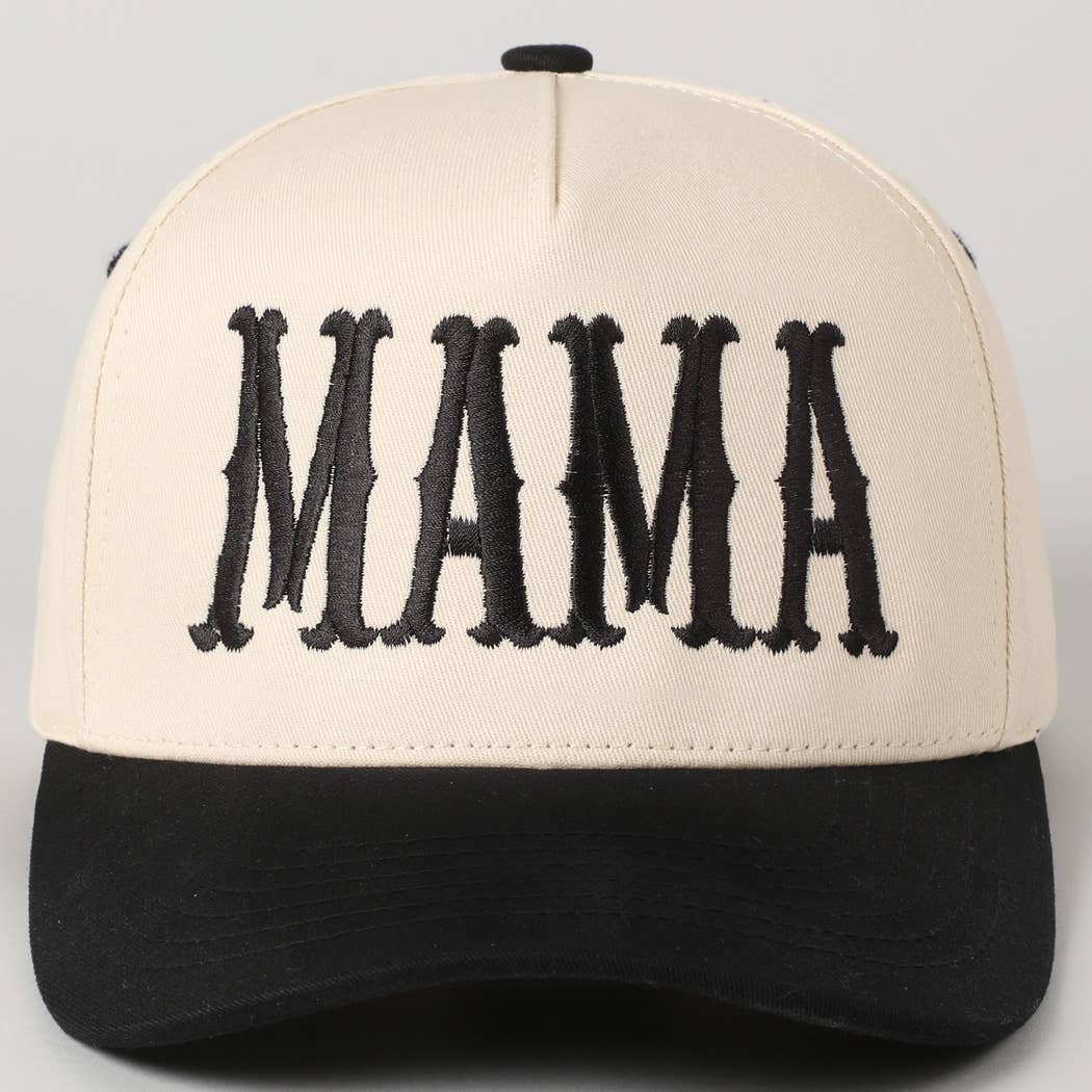 MAMA- Embroidery Baseball Hat