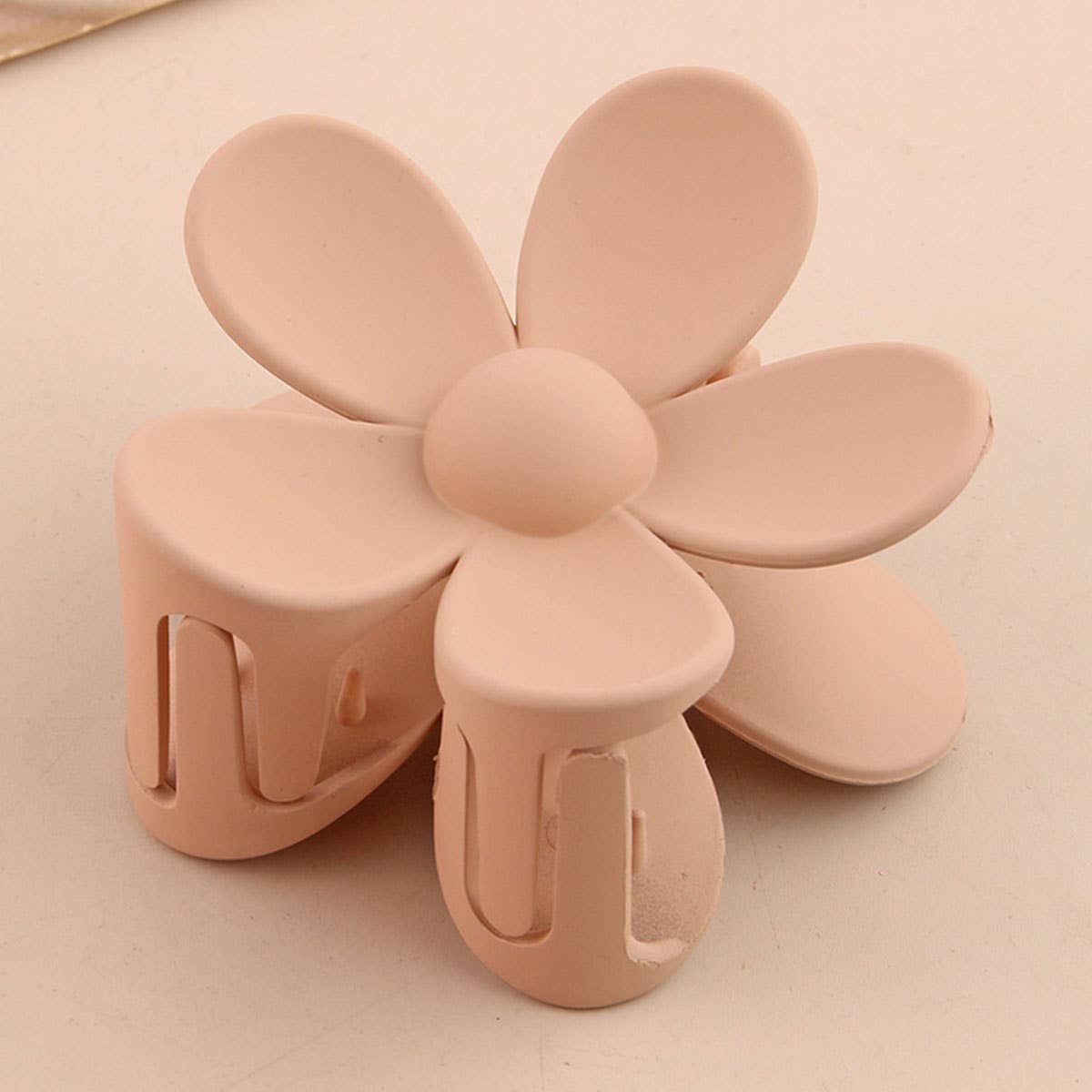 Matte Floral Hair Claw Clip
