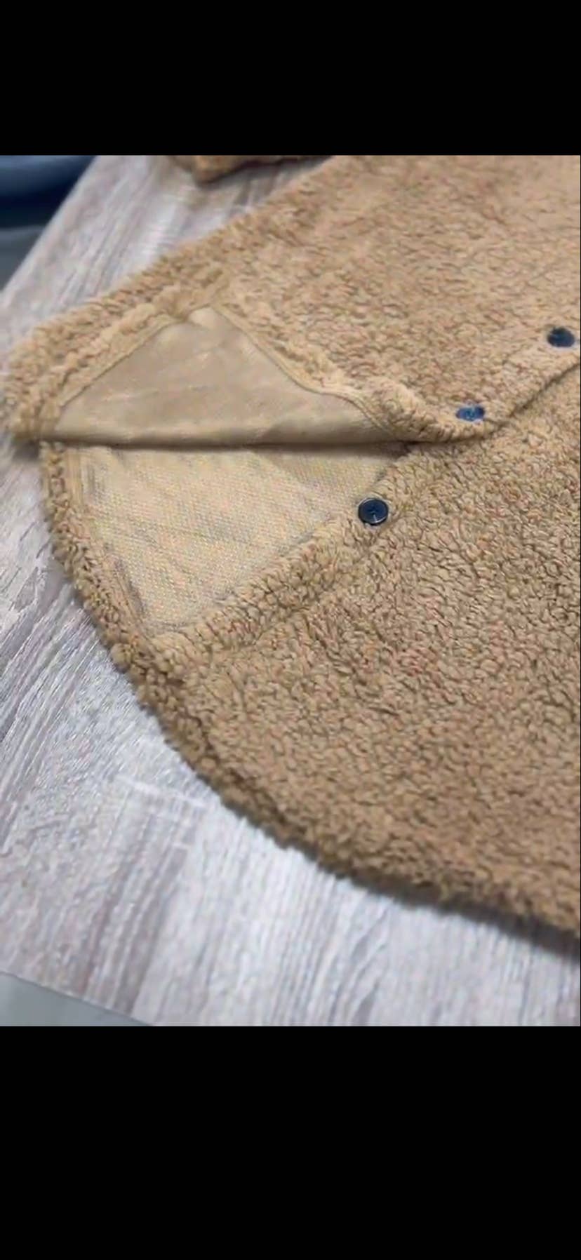 Button Up Sherpa Jacket