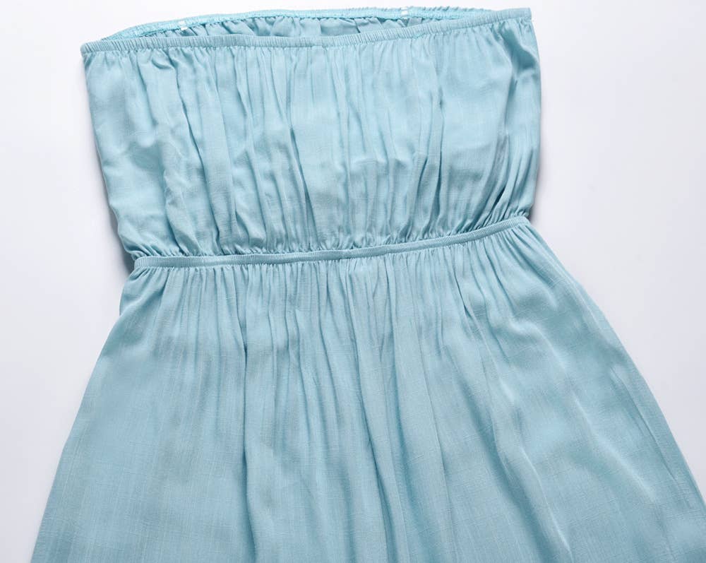 Strapless Straight-leg jumpsuit