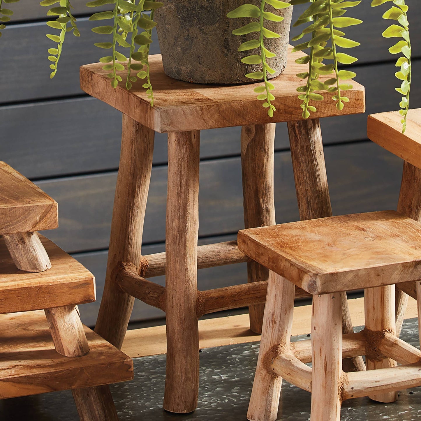 Ewan Teak Stand Large