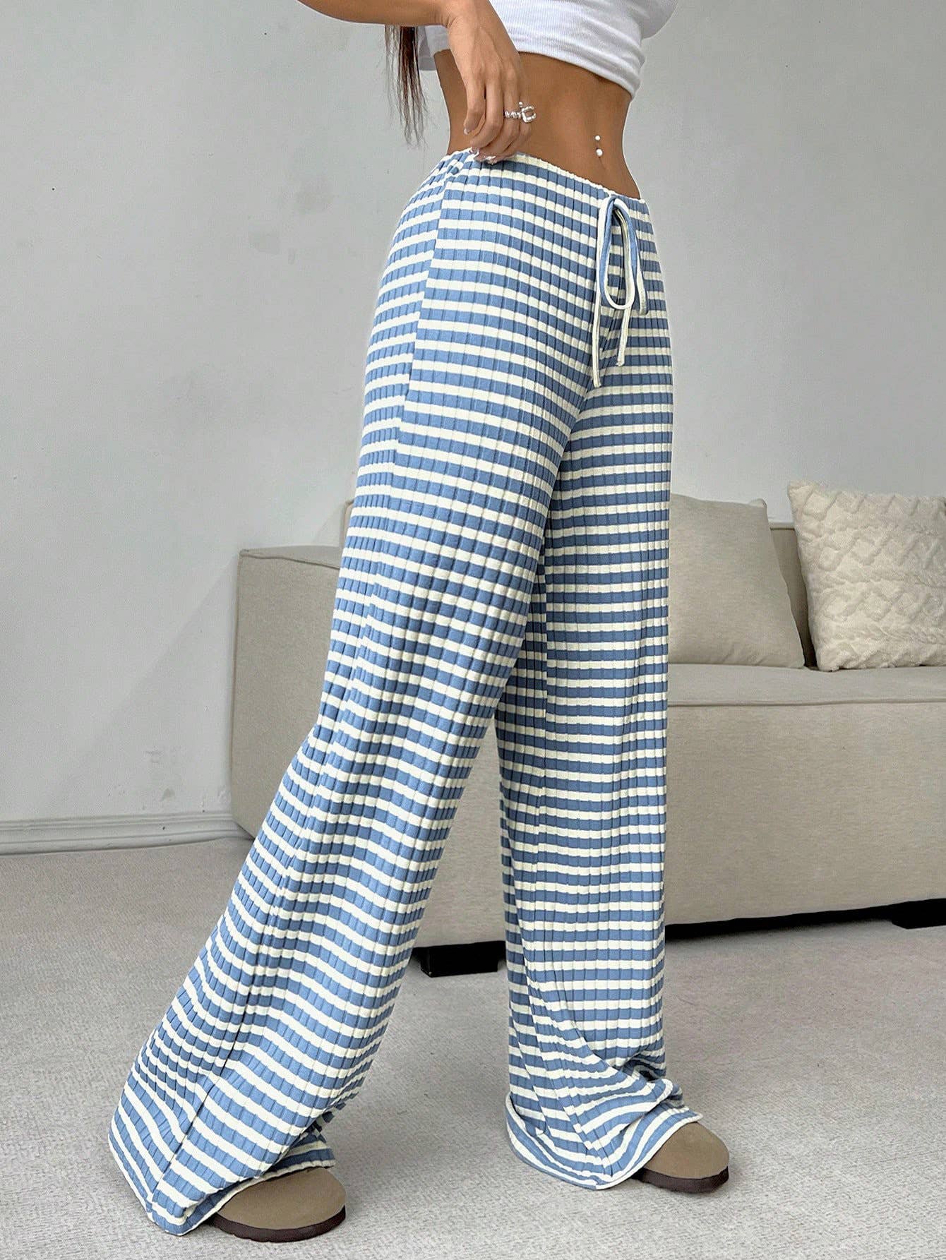 Cozy Stripe Lounge Pants