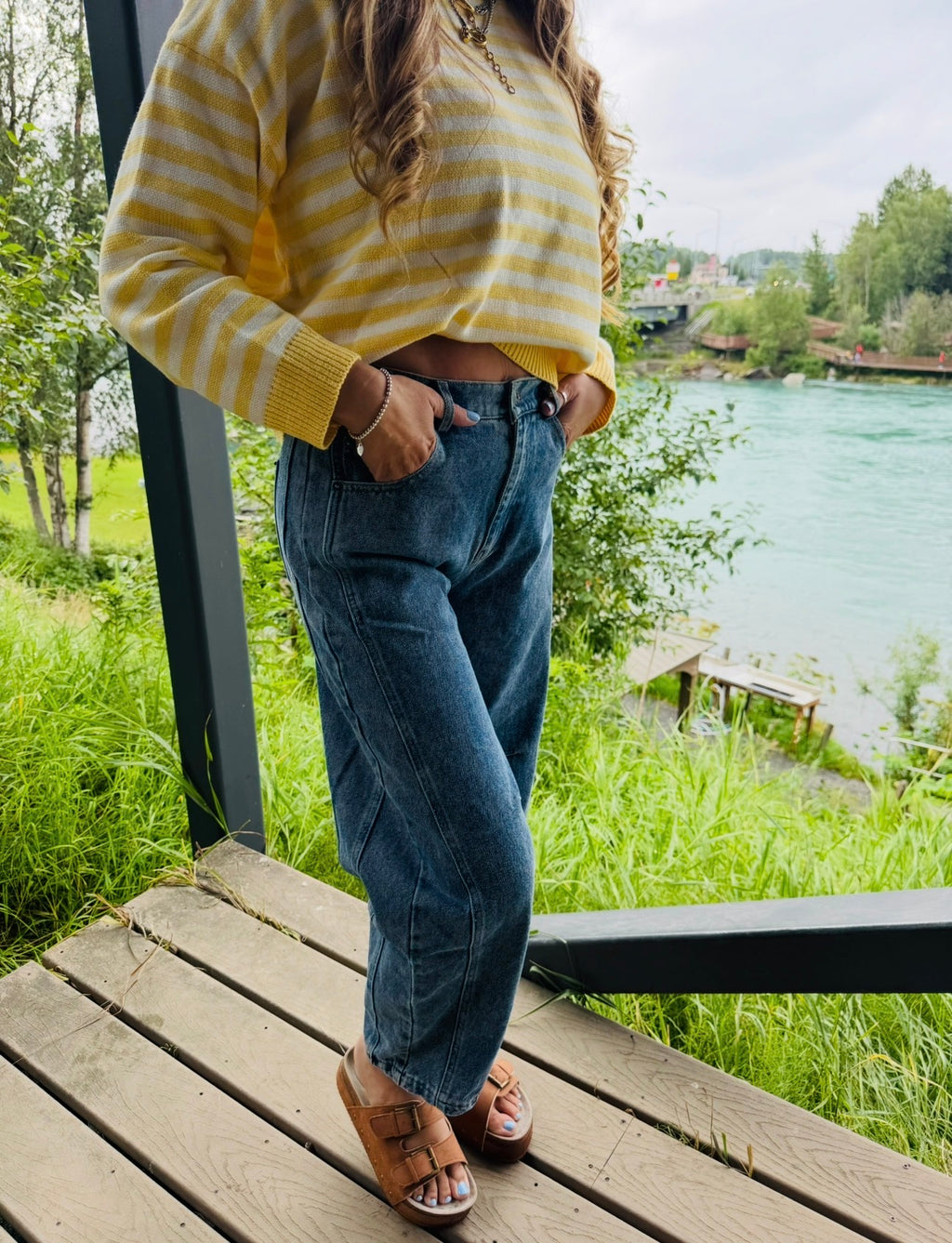 Striped Crewneck Sweater