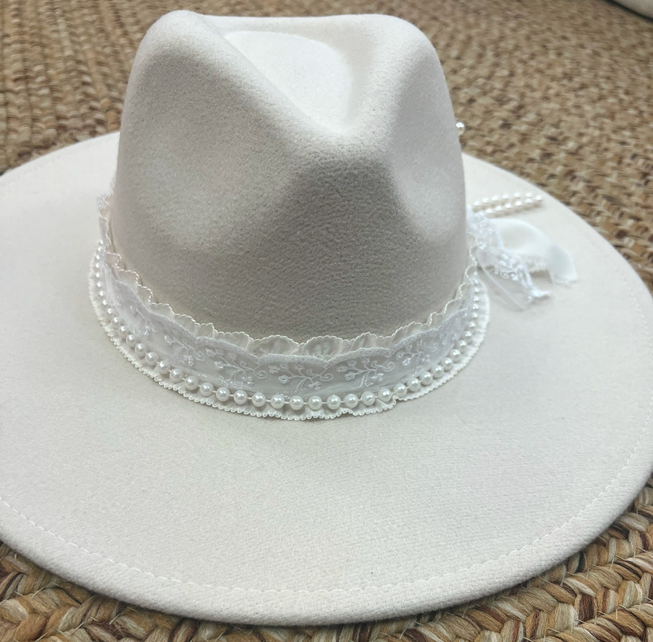 Custom BRIDE Flat Brim Hat