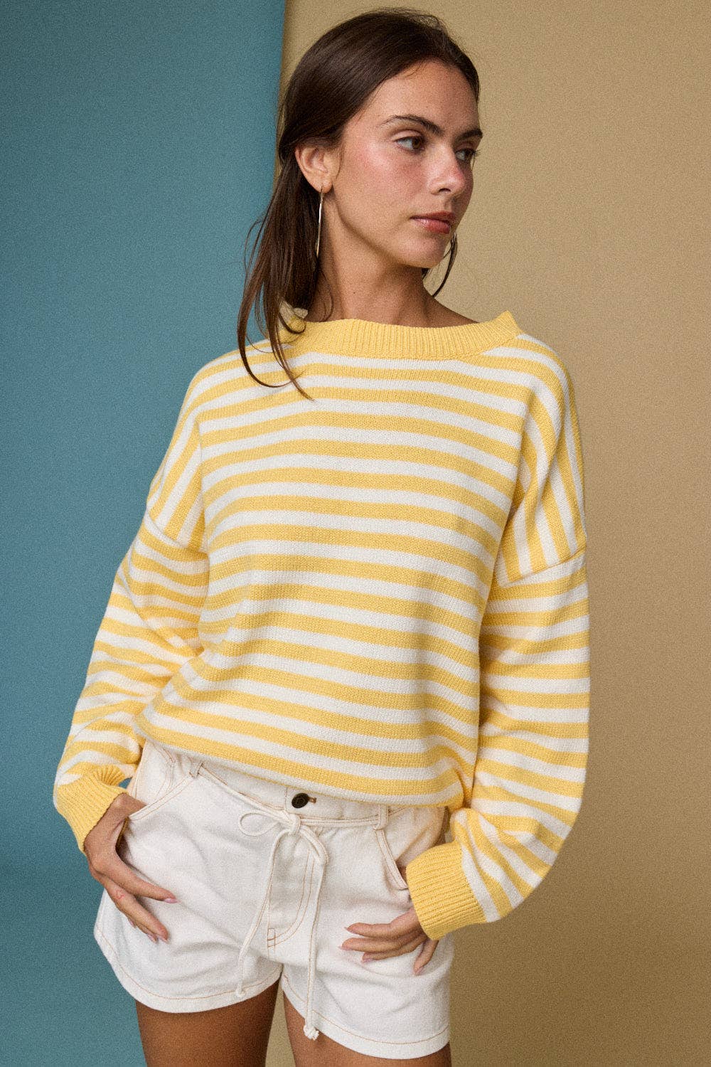 Striped Crewneck Sweater