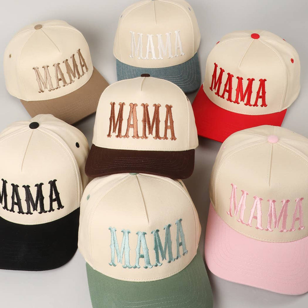 MAMA- Embroidery Baseball Hat