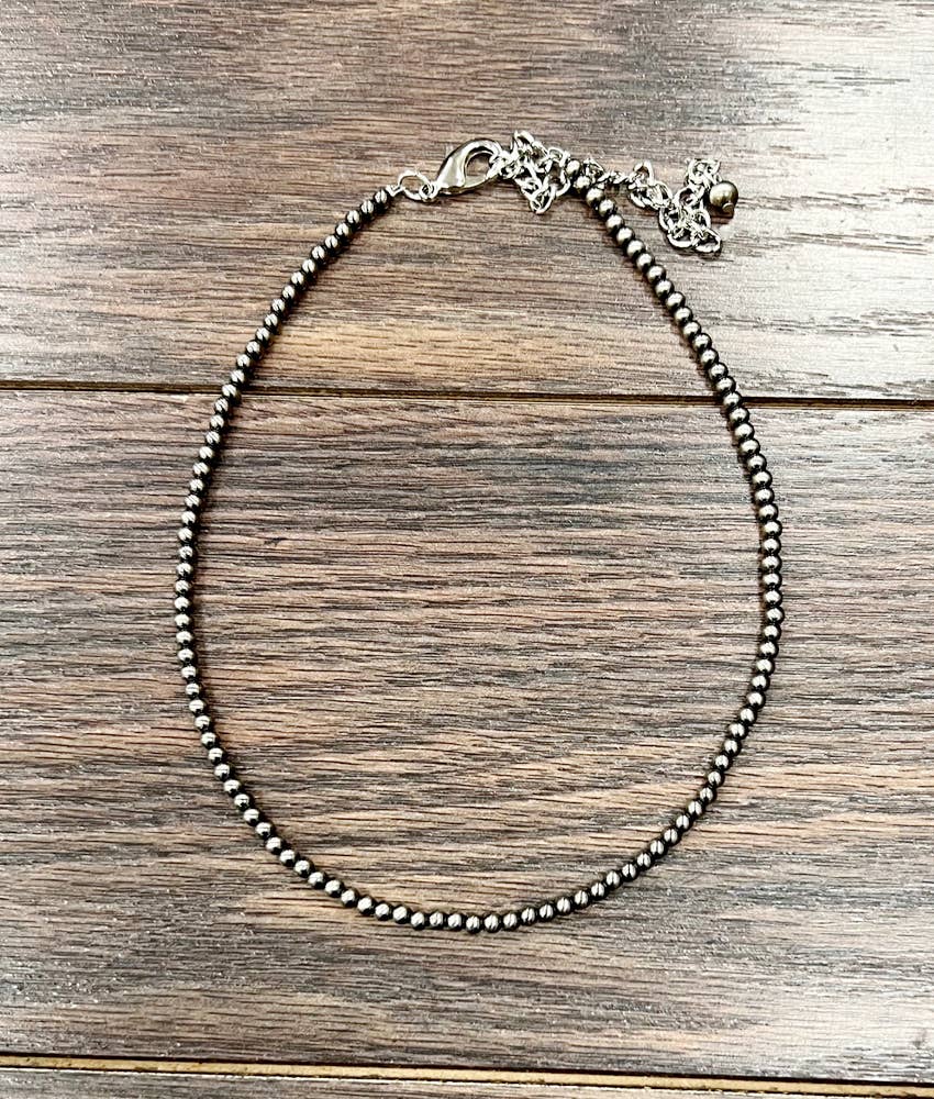 15" 4mm Polish Western Bead Necklace (PRE🤍ORDER)