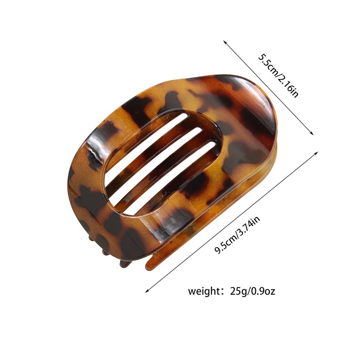 Oval Flat Hair Clip