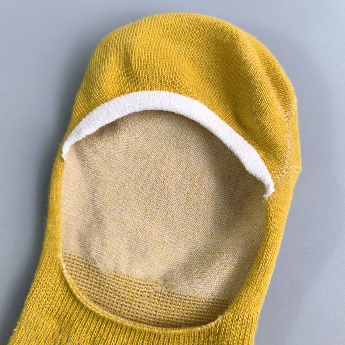 Mesh Solid No Show Socks
