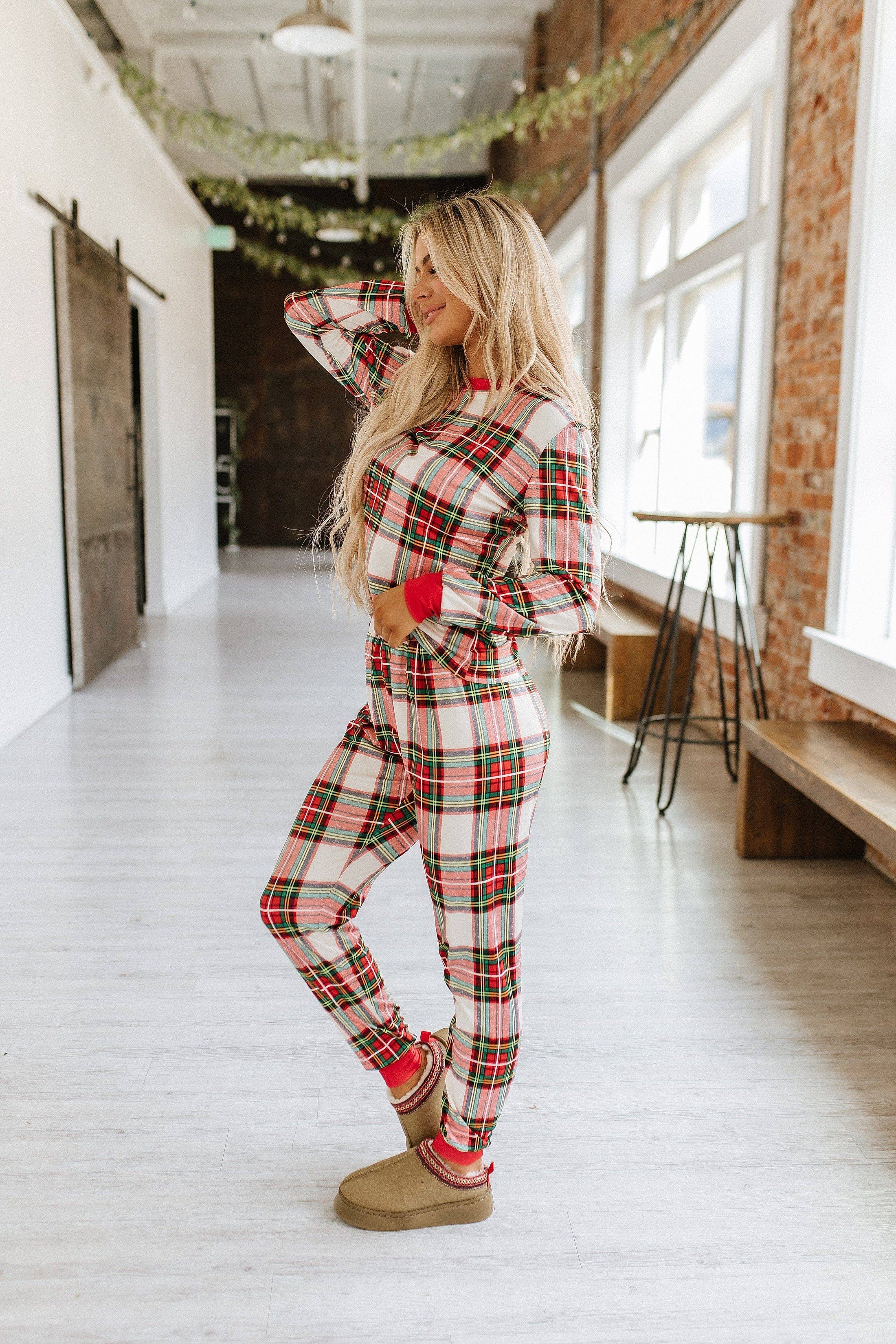 Lucy Plaid Christmas Pajamas