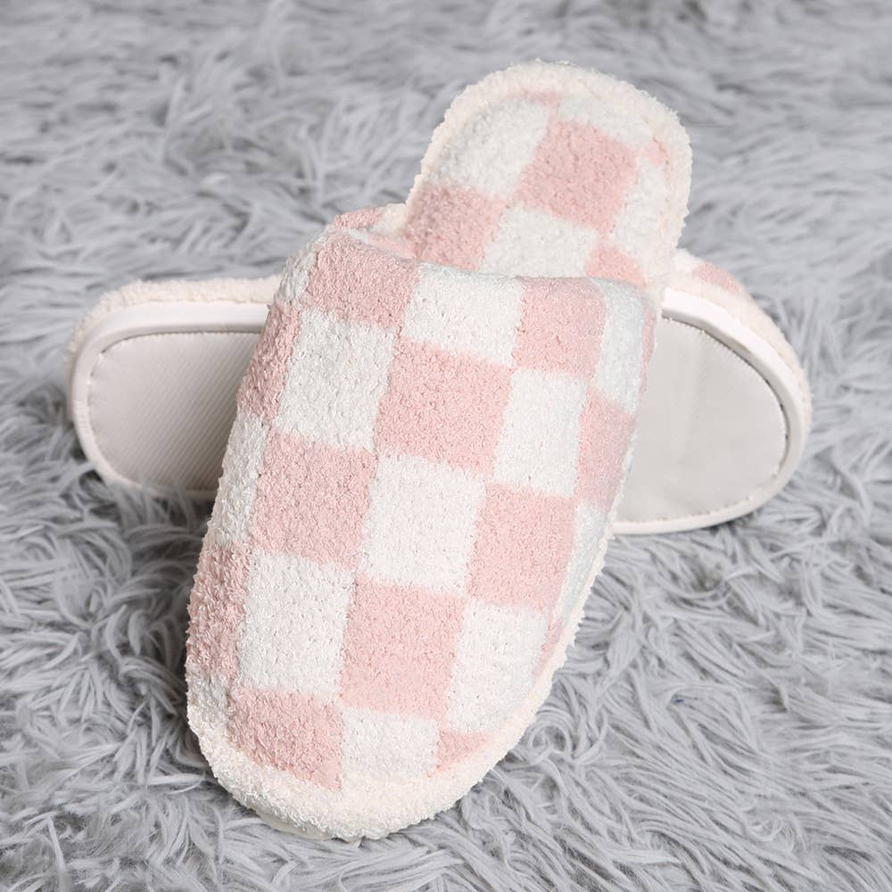 Checkered Slippers