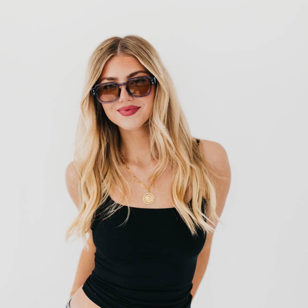 Blocky Square Retro Sunglasses (PRE🤍ORDER)