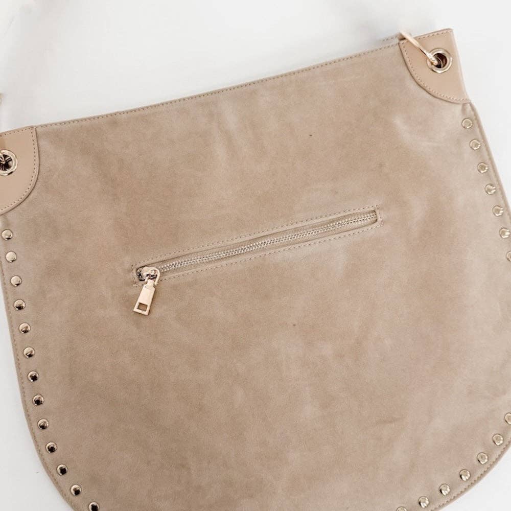 Rosalie Rivet Suede Bag