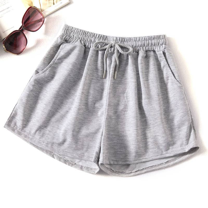 Athleisure Elastic waist sweat short