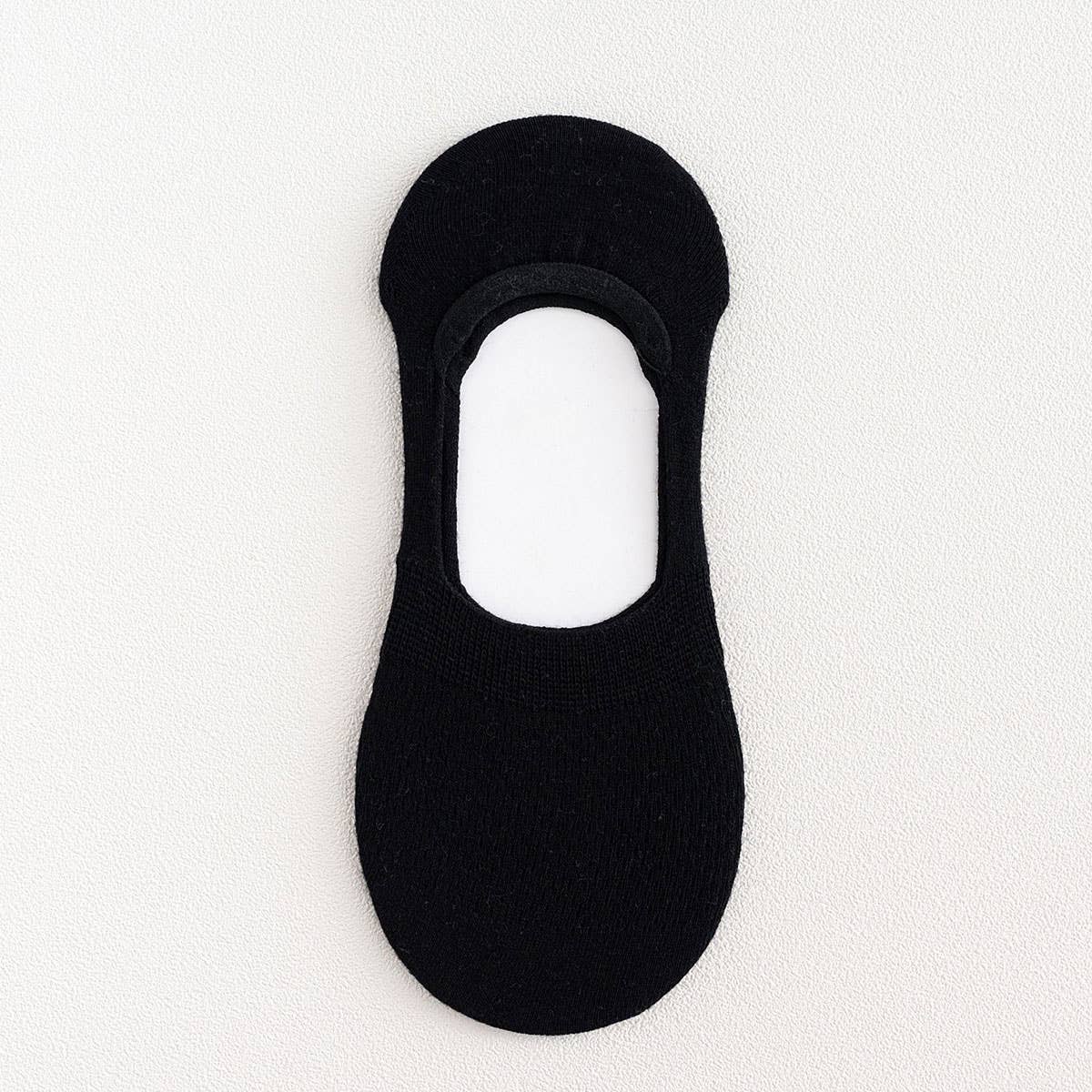 Mesh Solid No Show Socks