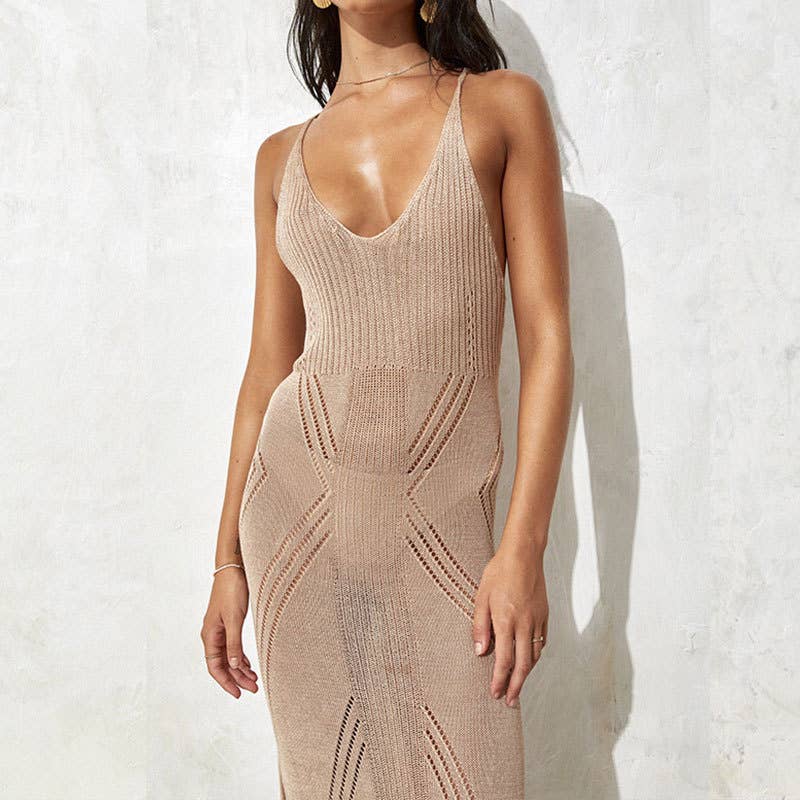 Suspend Resort Knit Beach Dress