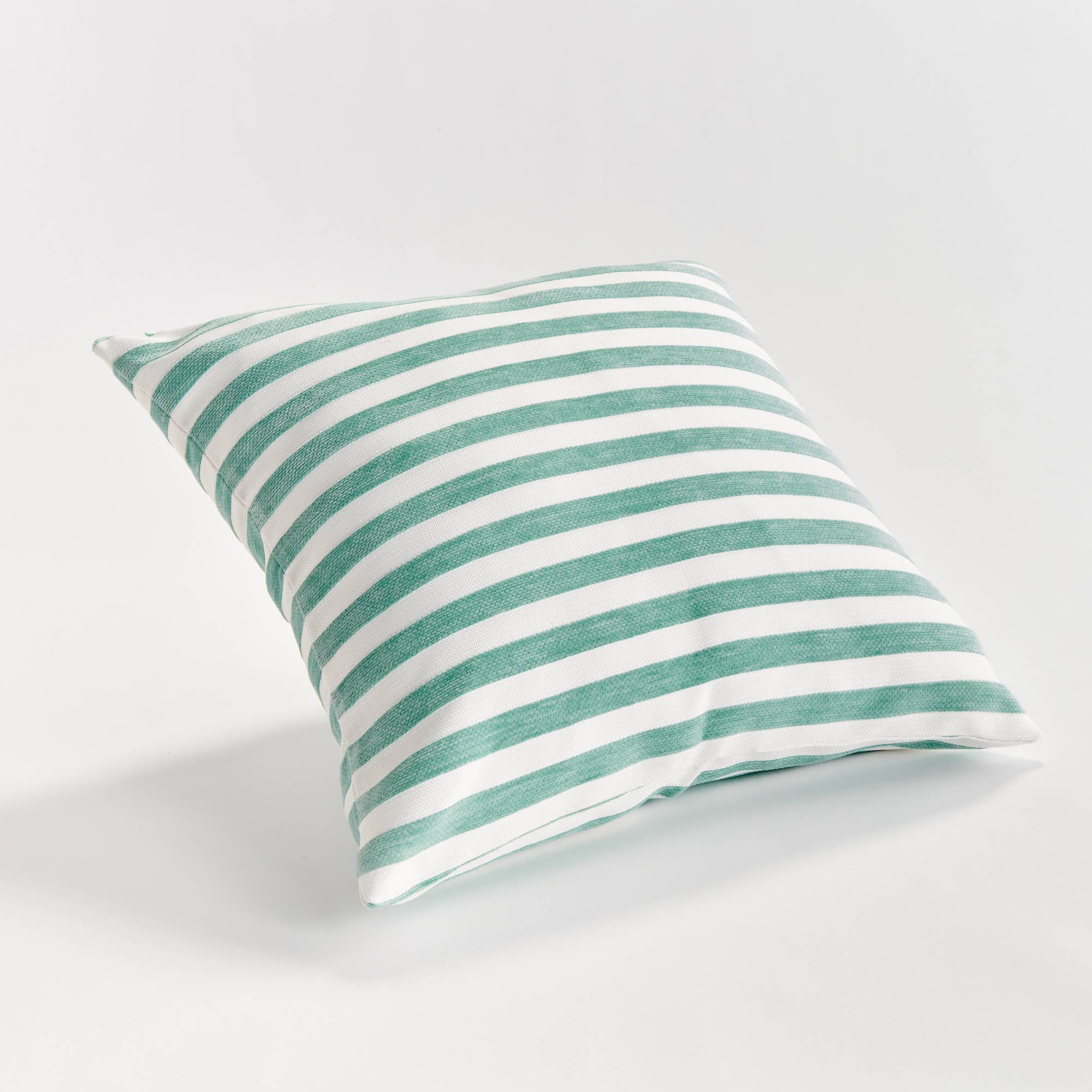 Grant Square Indoor-Outdoor Pillow 20", Teal Blue