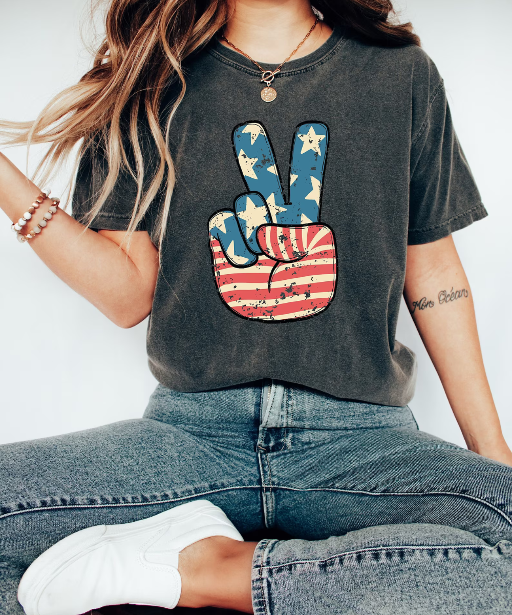 Peace Sign Graphic Tee
