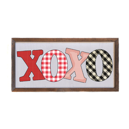 12x6 Xoxo Love Valentine's Day Home Decor Sign - Valentine