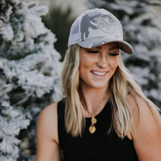 White Camo Mama X™ Trucker