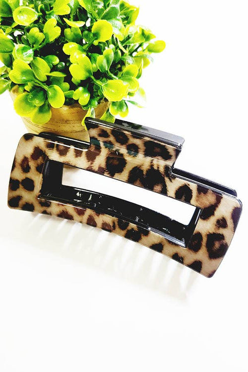 Animal Pattern Hair Claw Clip