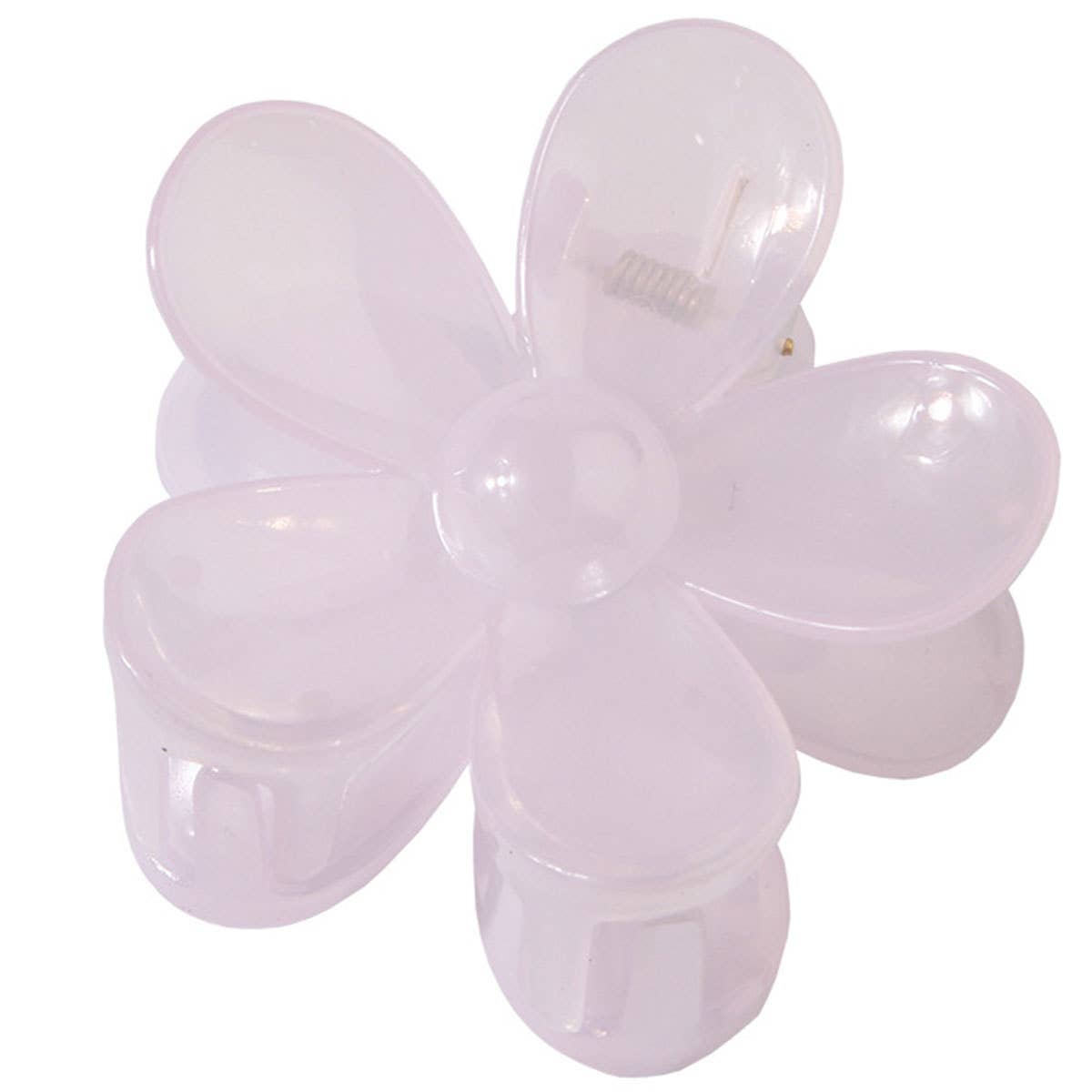 Matte Floral Hair Claw Clip