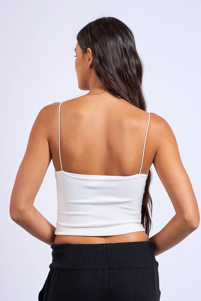 SOLID COLOR SPAGHETTI STRAP