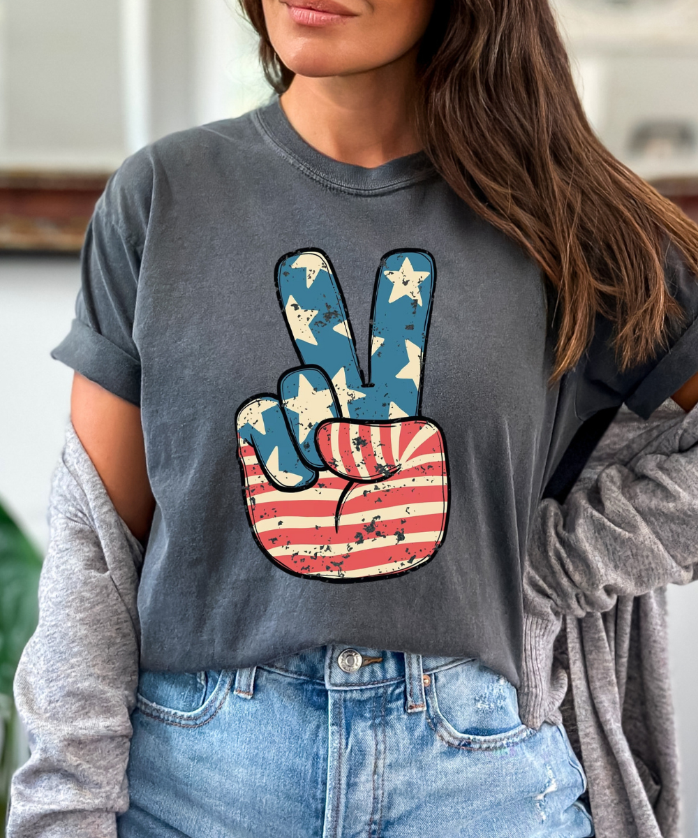Peace Sign Graphic Tee
