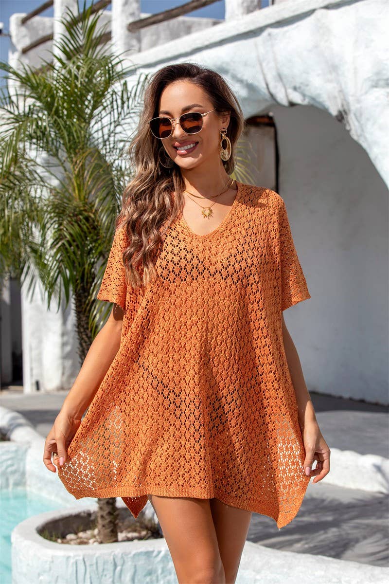 V-NECK BEACH DRESS/TOP