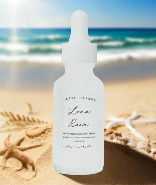 Luna Rain Night Serum: Superfruit Acids + Seaweed Collagen