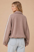Lace Trimmed Sweater-Jacket (PRE🤍ORDER)