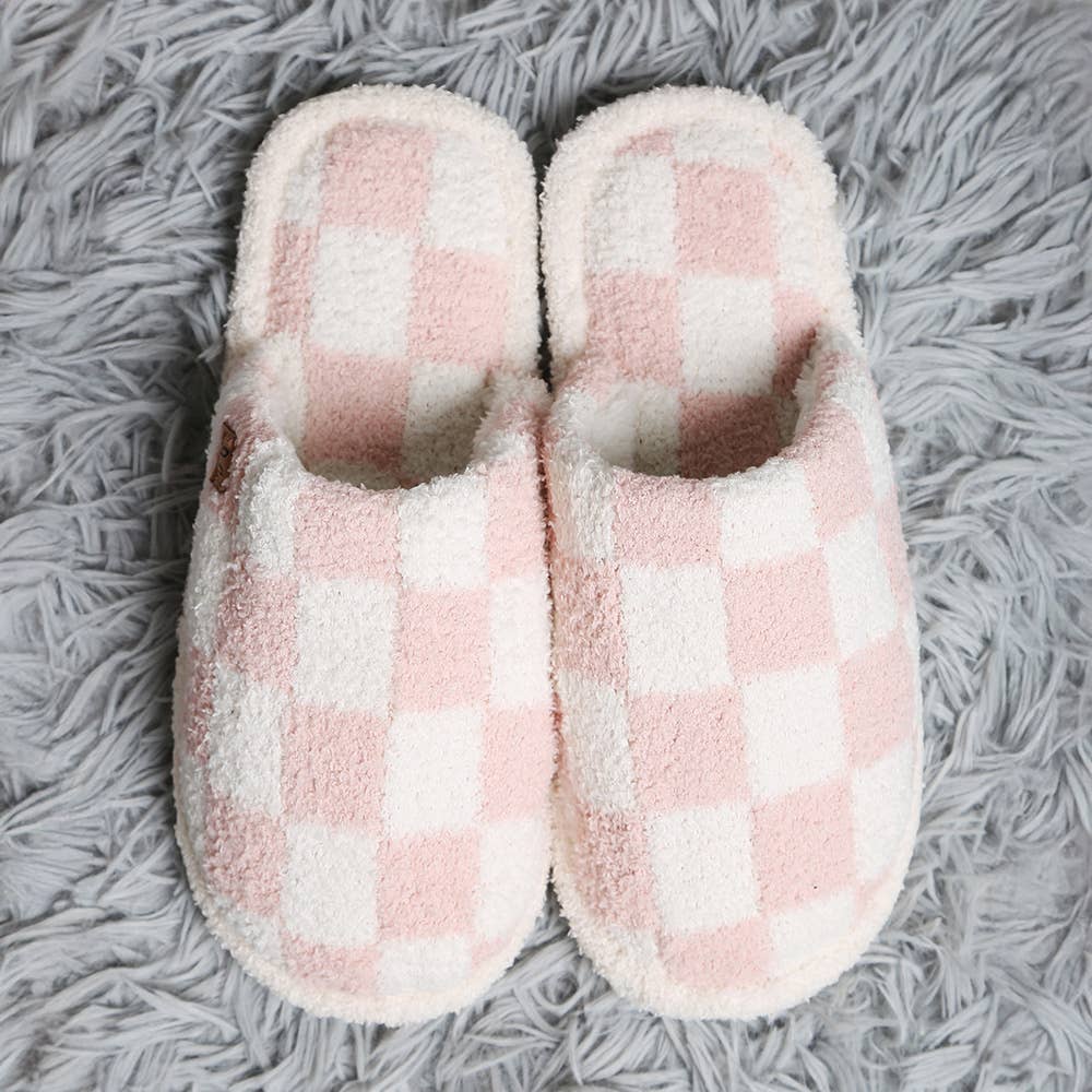 Checkered Slippers