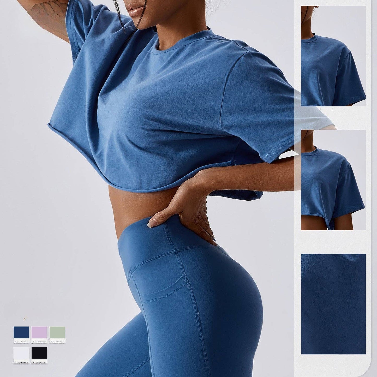 Loose-Fit Crew Neck Sports T-Shirt