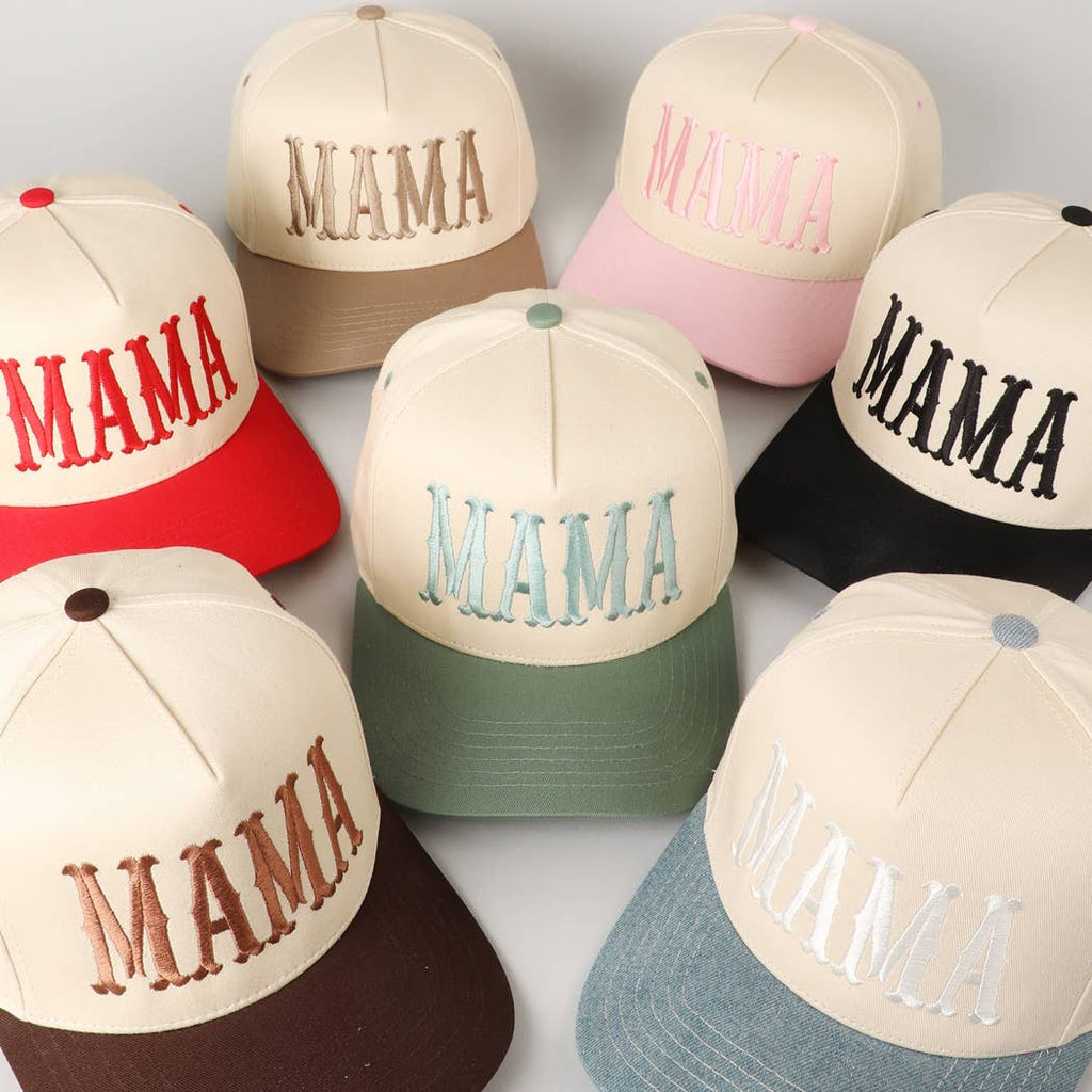 MAMA- Embroidery Baseball Hat