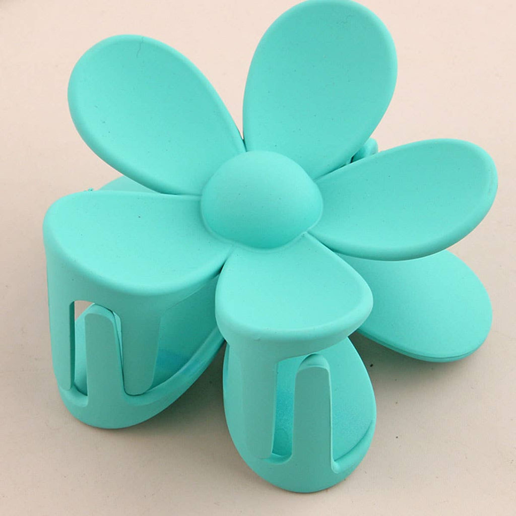 Matte Floral Hair Claw Clip