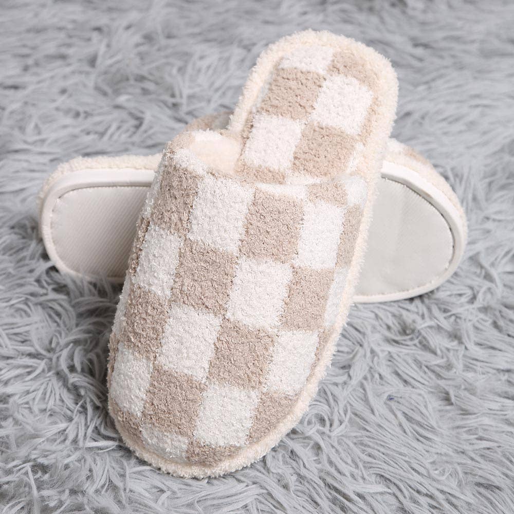 Checkered Slippers