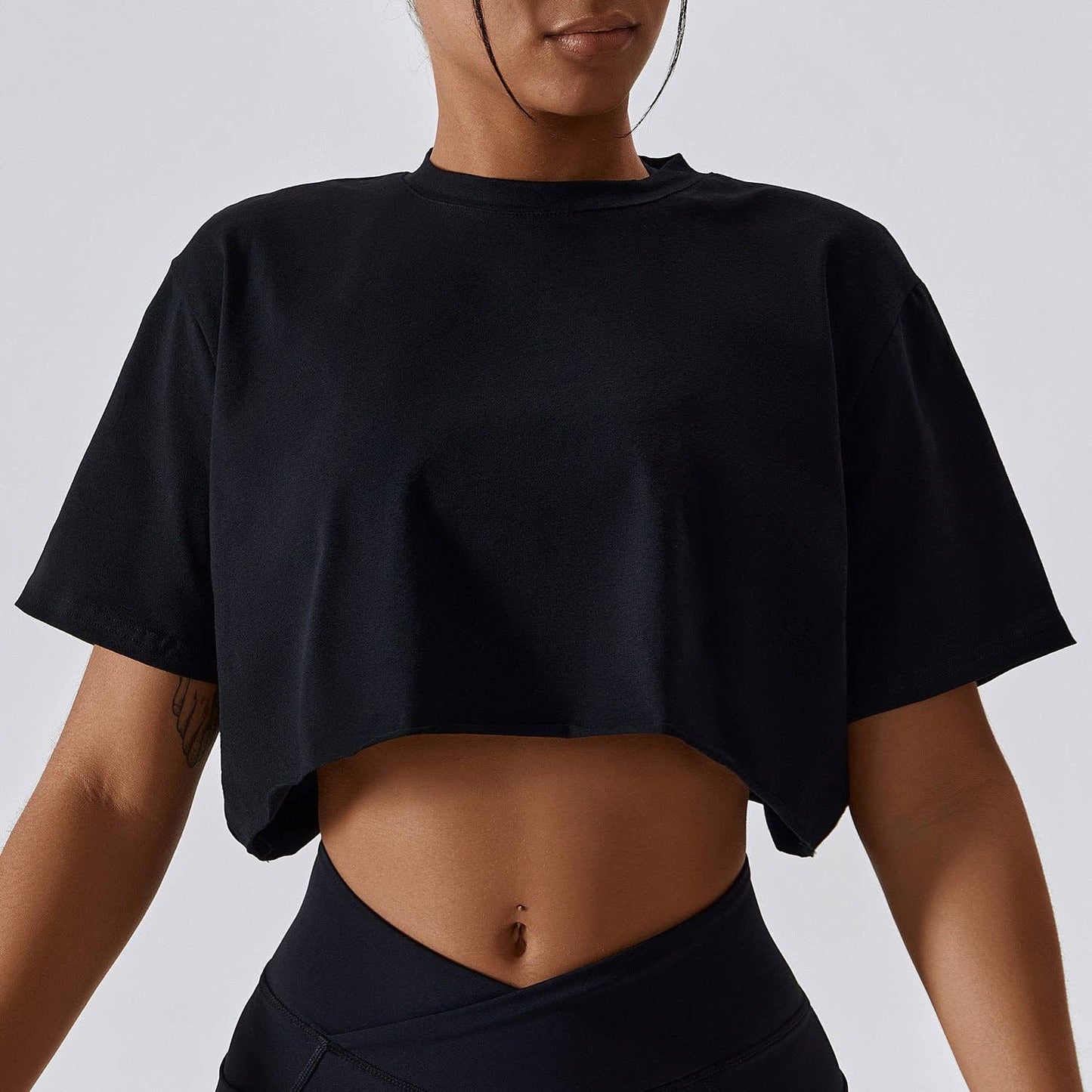 Loose-Fit Crew Neck Sports T-Shirt