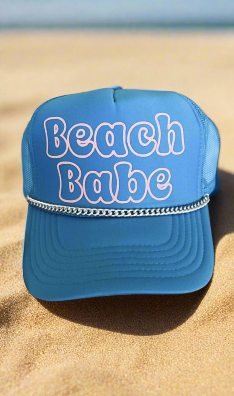 Custom Trucker Hat - Beach Babe