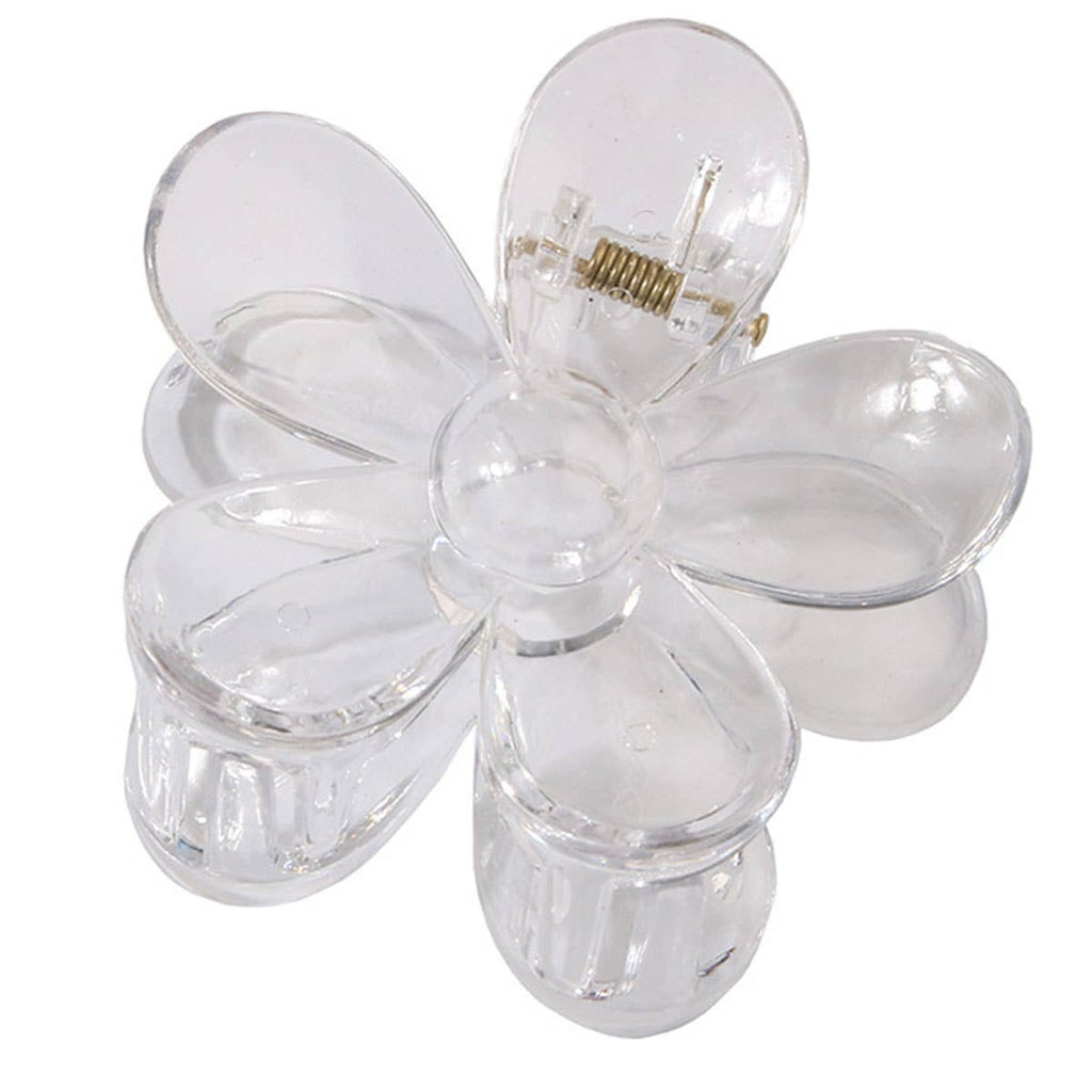 Matte Floral Hair Claw Clip