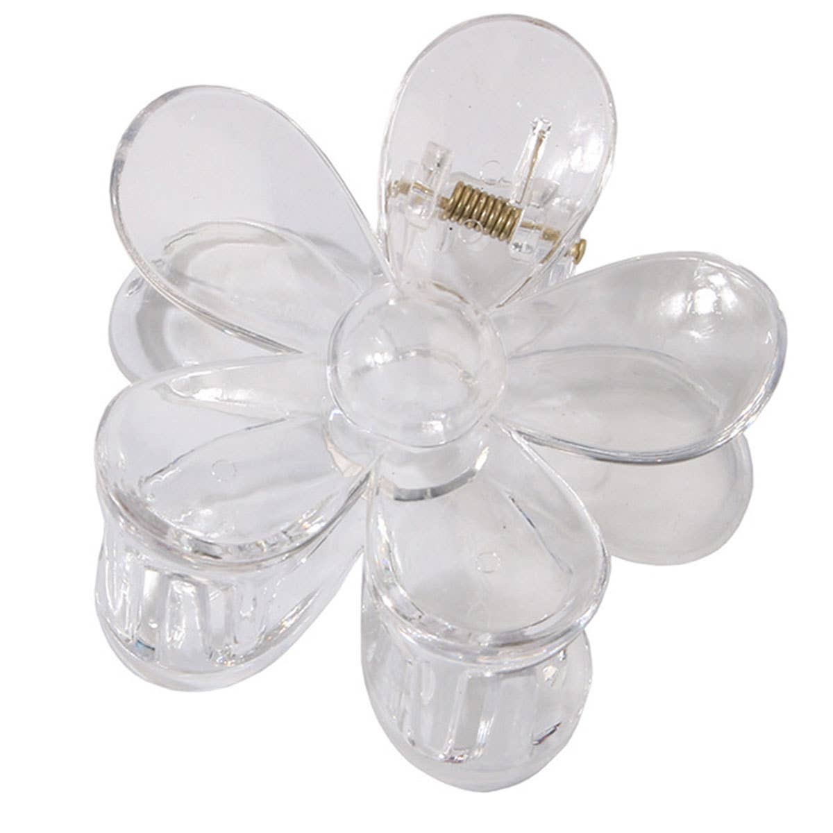 Matte Floral Hair Claw Clip