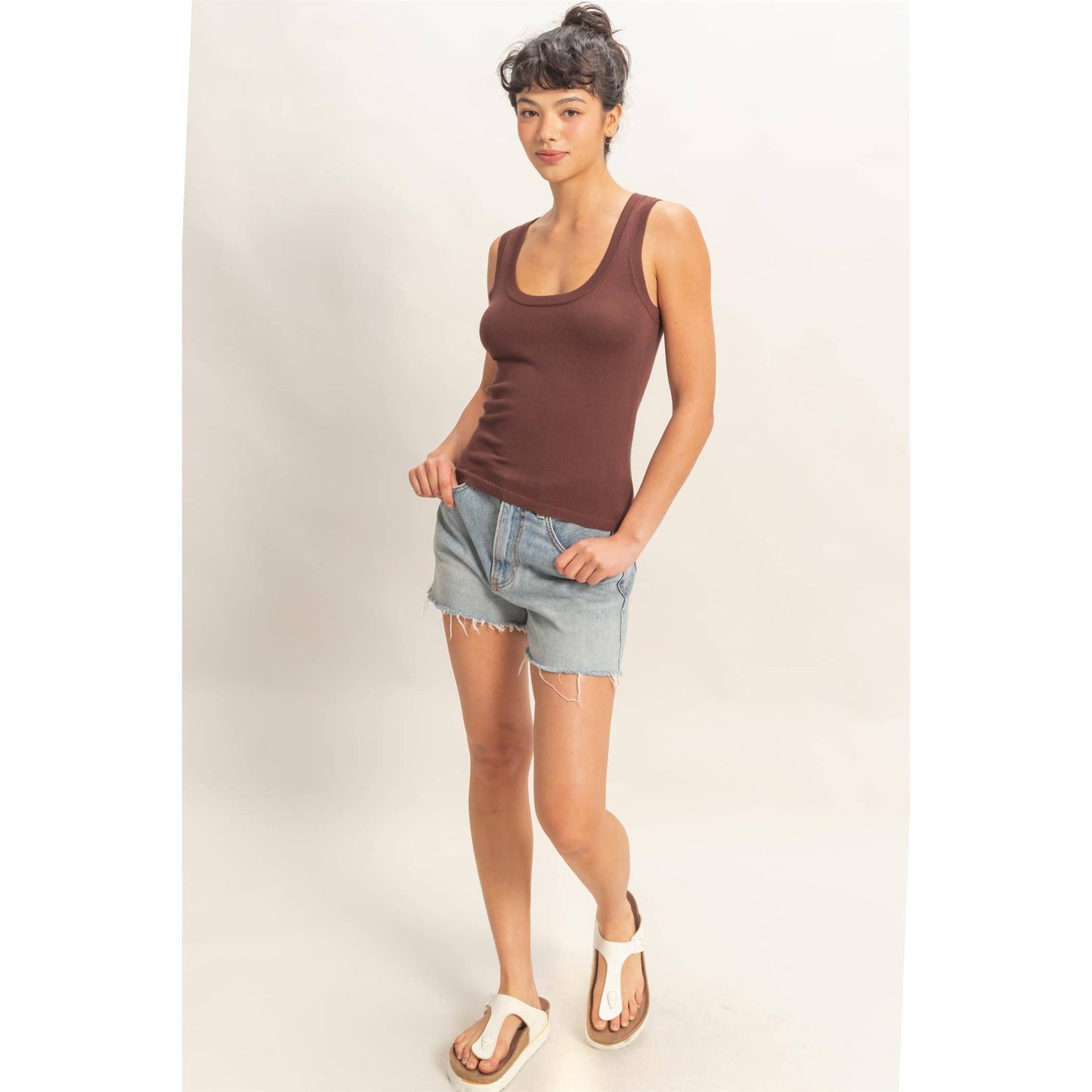 Scoop Neck Tank Top (PRE🤍ORDER)