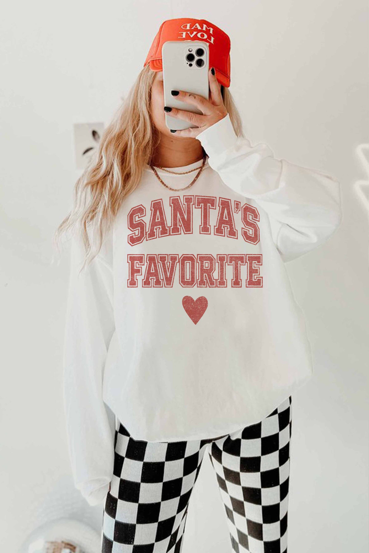 SANTA'S FAVORITE OVERSIZED SWEATSHIRTS