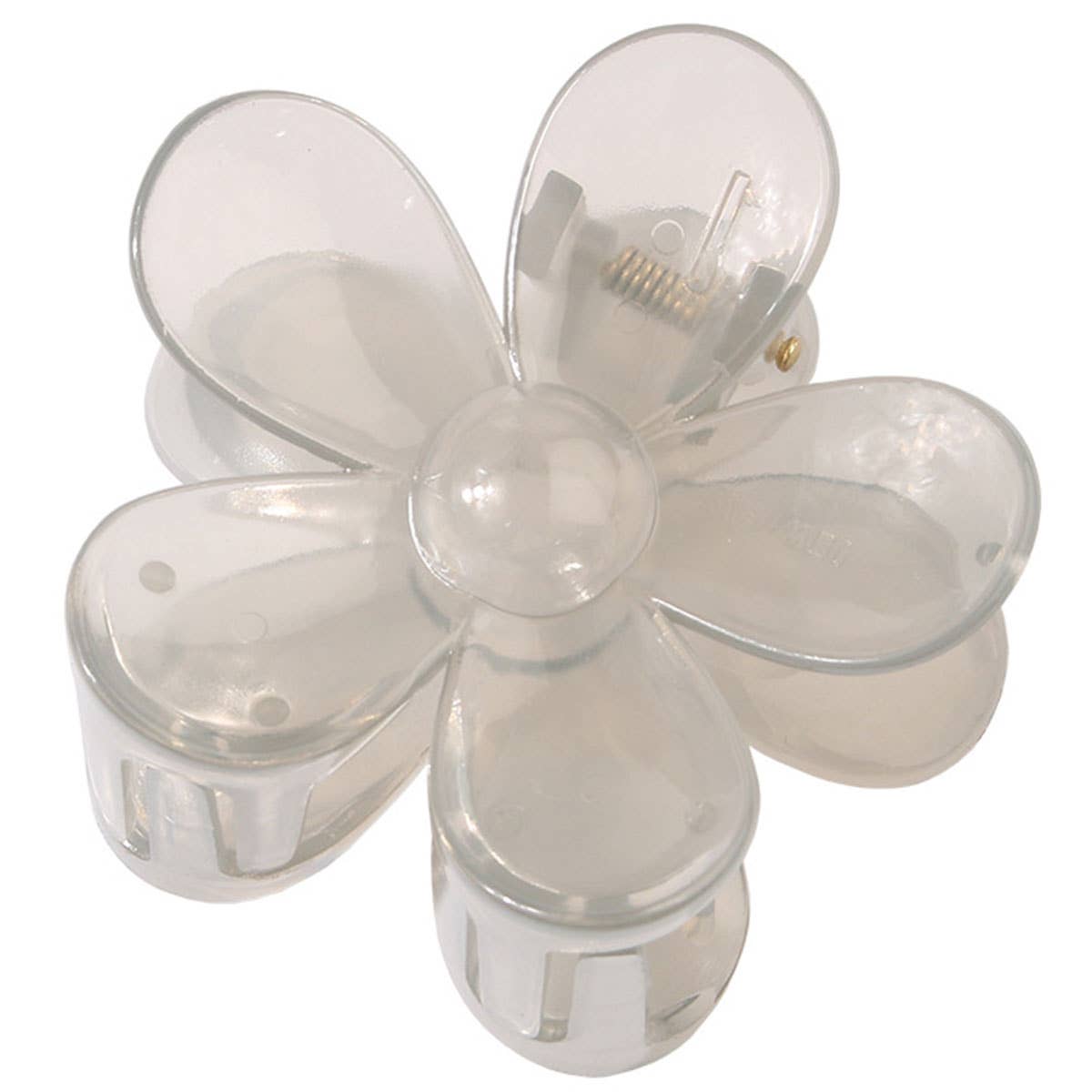 Matte Floral Hair Claw Clip